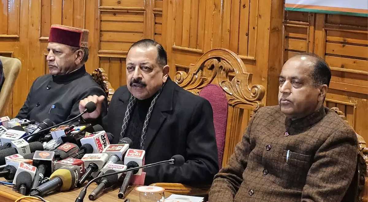 संविधान गौरव अभियान में जितेंद्र सिंह ने कांग्रेस पर साधा निशाना